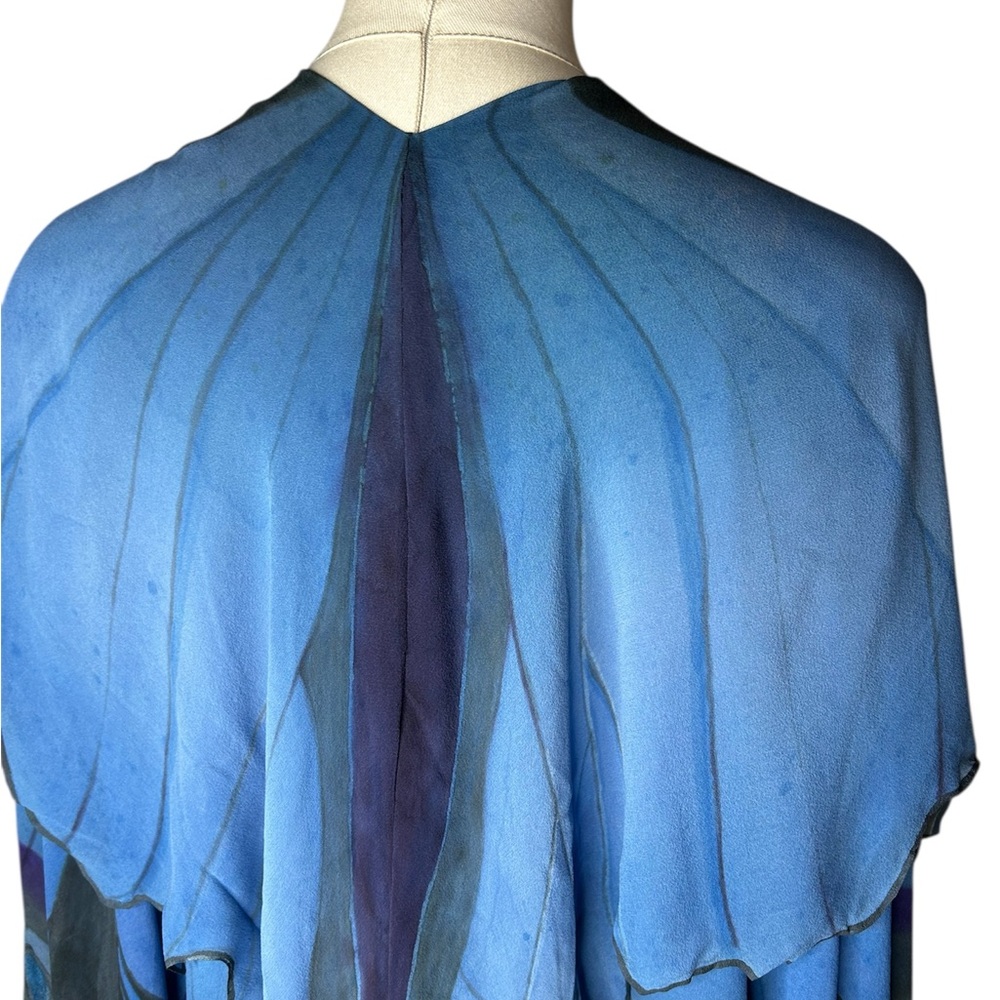 Multicolored Layered Butterfly Cape - Picture 5 of 12